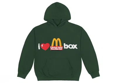 Pre-owned Cactus Plant Flea Market Men's  X Mcdonalds We Love 2 C U Hoodie (f&f) In Green