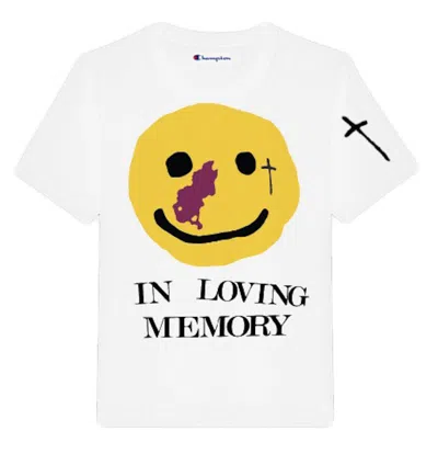 Pre-owned Cactus Plant Flea Market Men's  Yams Day In Loving Memory Tee Shirt In White