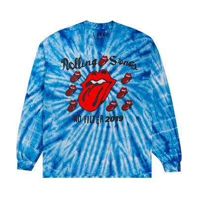 Pre-owned Cactus Plant Flea Market Rolling Stones No Filter Tour Long-sleeve Tee 'multicolor' | Blue | Men's S