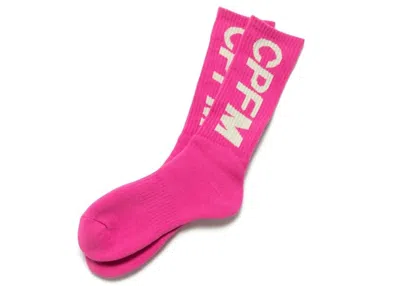 Pre-owned Cactus Plant Flea Market Tube Socks In Pink