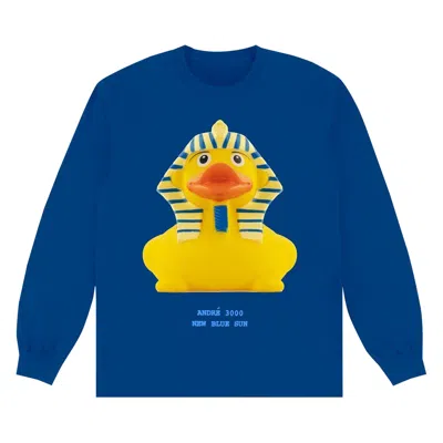 Pre-owned Cactus Plant Flea Market X André 3000 Duck Long-sleeve #1 'royal' | Blue | Men's Size M