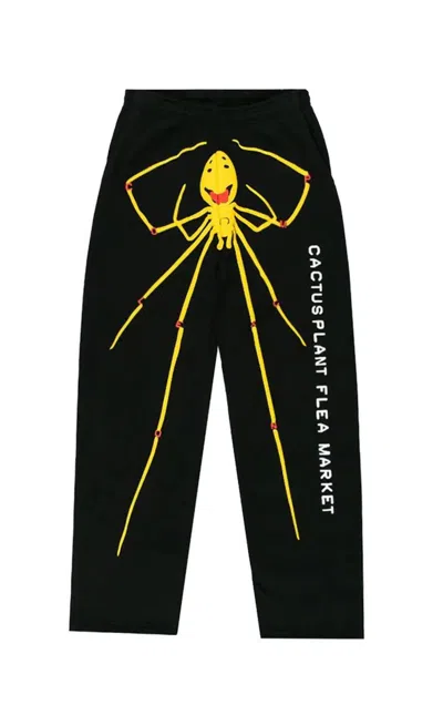 Pre-owned Cactus Plant Flea Market X Complexcon Spider Sweatpants In Black
