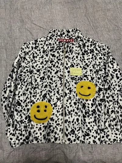 Pre-owned Cactus Plant Flea Market X Human Made Cactus Plant Flea Market Ranch Zip Jacket In White