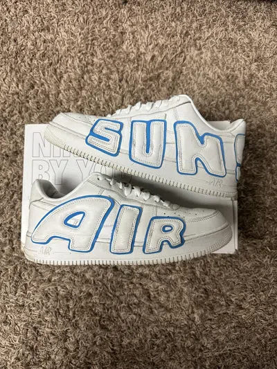 Pre-owned Cactus Plant Flea Market X Nike Cpfm Air Force 1 “by You” White Blue Size 10 Shoes