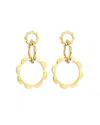 Cadar 18k Yellow Gold Bloom Trio Unity Flower Drop Earrings In Gold