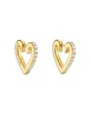 Cadar 18k Yellow Gold Endless Hoop Earrings With Diamonds, 0.34 Ct. T. W. In Gold