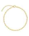 Cadar 18k Yellow Gold Endless Wings Of Love Folded Heart Choker Necklace, 13-16 In Gold
