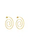 Cadar 18k Yellow Gold Essence Hoop Earrings