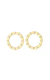 Cadar 18k Yellow Gold Light Stud Earrings