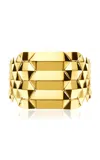 Cadar 18k Yellow Gold Python Bracelet Wide