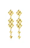 Cadar 18k Yellow Gold Python  Drop Earrings