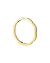 Cadar 18k Yellow Gold Triplet Thin Stacking Ring With Diamonds, 0.34 Ct. T. W. In Gold