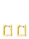 Cadar Eckige 18kt Foundation Gelbgoldcreolen In Gold