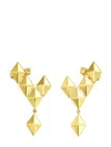 Cadar 18kt Python Gelbgoldohrringe In Gold
