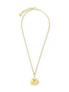 Cadar 18kt Yellow Gold Shell Pendant Necklace In 金色