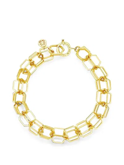 Cadar B Home Wide Link Bracelet In Gold