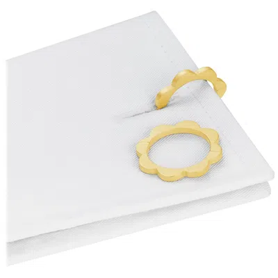 Pre-owned Cadar Bloom Cufflink, 18 Karat Solid Matte Yellow Gold