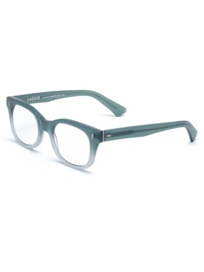 Caddis Bixby Blue Block Lens Glasses - 0 In Brackish In Green