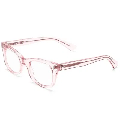 Caddis Bixby Blue Block Lens Reader Glasses - 0 In Pink