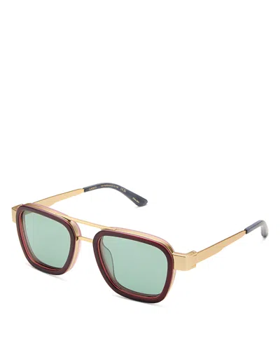 Caddis Hooper Square Sunglasses, 52mm - Exclusive In Green