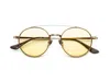 Caddis Progressive Glasses - Matte Vintage Gold / Light Yellow Frq / 1.00