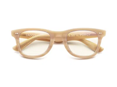 Caddis Progressive Glasses - Polished Bone / Classic / 1.00