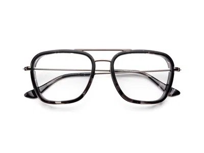 Caddis Progressive Glasses - Black Tortoise - Gunmetal / Classic / 1.00