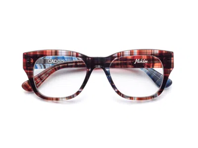 Caddis Progressive Glasses - Madras Patchwork / Classic / 1.00