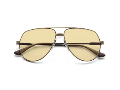 Caddis Progressive Glasses - Matte Vintage Gold / Light Amber Frq / 1.00