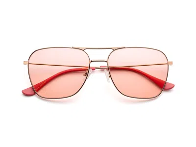 Caddis Progressive Glasses - Polished Rose Gold / Light Rose Frq / 1.00