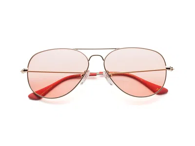 Caddis Reading Glasses - Fv Polished Gold / Light Rose Frq / 0.00