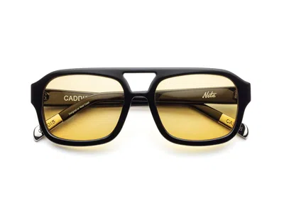 Caddis Reading Glasses - Gloss Black / Amber Frq / 0.00