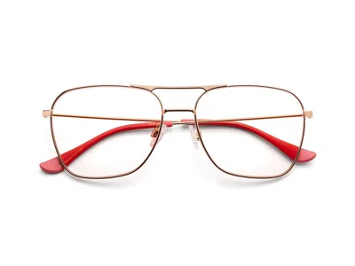 Caddis Reading Glasses - Polished Rose Gold / Classic / 0.00