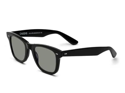 Caddis Unisex Porgy Backstage Progressive Square Polarized Sunglasses In Black