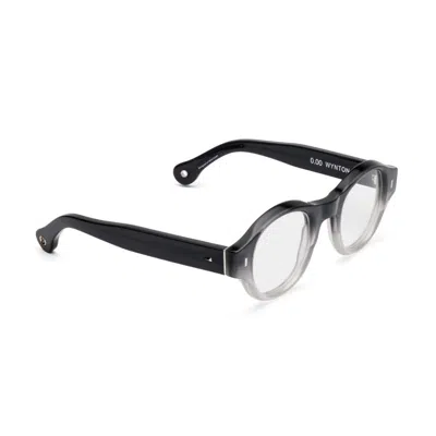 Caddis Wynton Blue Block Lens Reader Glasses - 2 In Dolphine Head In Black