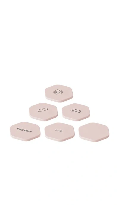 Cadence Set Of 6 Tiles In Pink