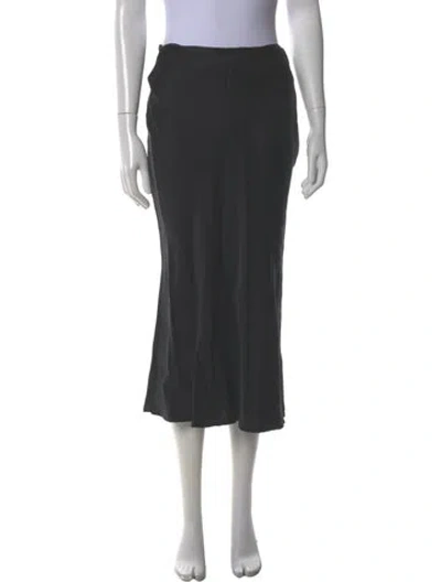 Pre-owned Caes Midi Length Skirt In Gray