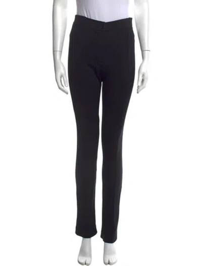 Pre-owned Caes Straight Leg Pants In Black