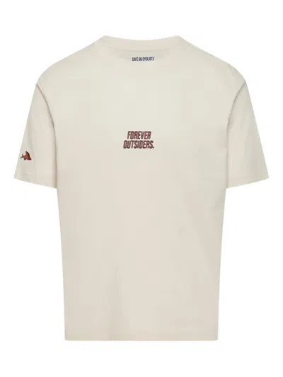 Cafe Du Cycliste Oriane T-shirt In Neutral