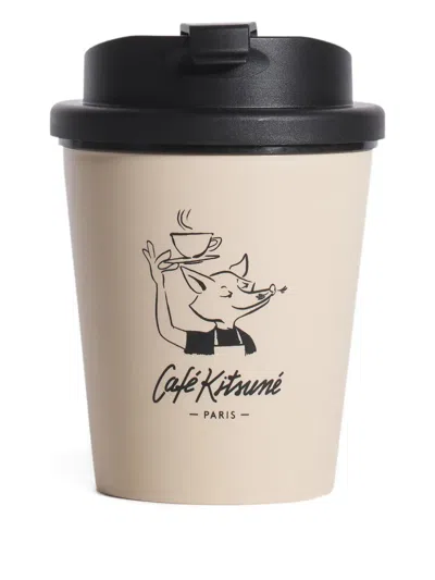 Café Kitsuné Barista Fox Medium Tumbler In Neutral