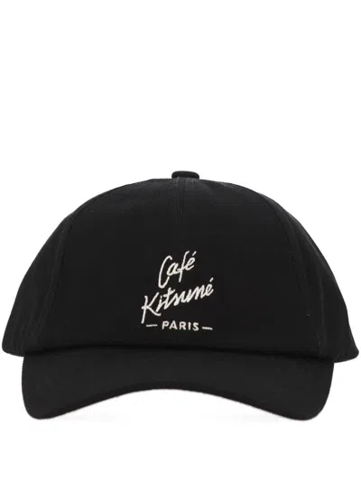 Café Kitsuné Cafè Kitsuné Hats In Black