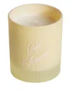 Café Kitsuné Logo-print Candle In Yellow