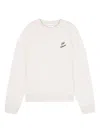 Café Kitsuné Logo Sweatshirt In Neutral