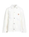 Café Kitsuné Man Shirt Ivory Size Xl Cotton, Polyamide In White
