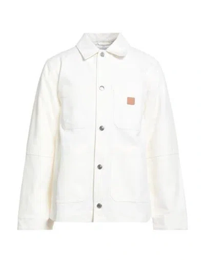 Café Kitsuné Man Shirt Ivory Size Xl Cotton, Polyamide In White