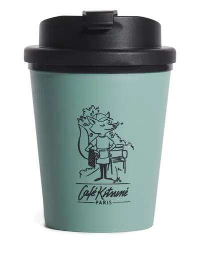 Café Kitsuné Picnic Barista Fox Medium Tumbler In Green