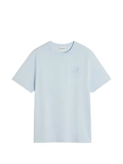 Café Kitsuné Short-sleeve T-shirt In Blue