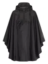 Café Kitsuné Urban Nomadism Foldable Raincoat In Black