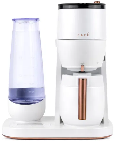 Cafe Specialty Grind And Brew Coffee Maker With Thermal Carafe In White
