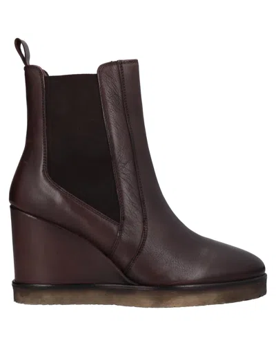 Cafènoir Ankle Boots In Brown